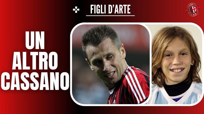 Antonio Cassano e Christopher Cassano, ex calciatore del Milan e calciatore della Virtus Entella (getty images)