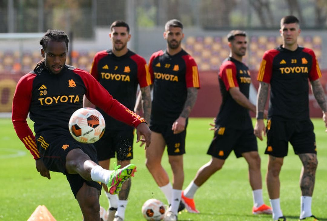 Roma, giornata di vigilia: la rifinitura a Trigoria – FOTO GALLERY - immagine 5