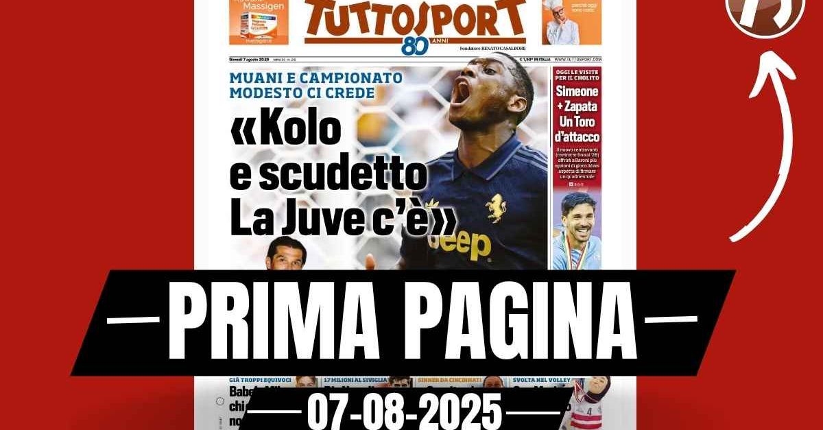 prima pagina tuttosport babele milan chi comanda non si sa