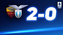 Roma-Lazio, notte fonda all’Olimpico: i giallorossi vincono il derby in 8 minuti