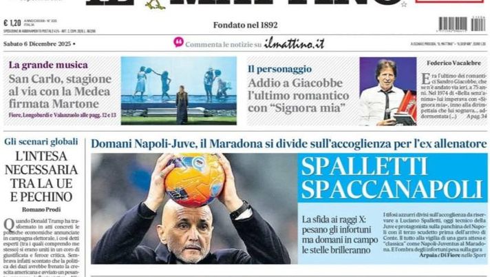 Il Napoli sui media: le prime pagine dei quotidiani di oggi- immagine 1