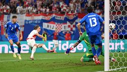 Croazia-Italia, Modric sigla il vantaggio al 2° tentativo: Donnarumma non può nulla