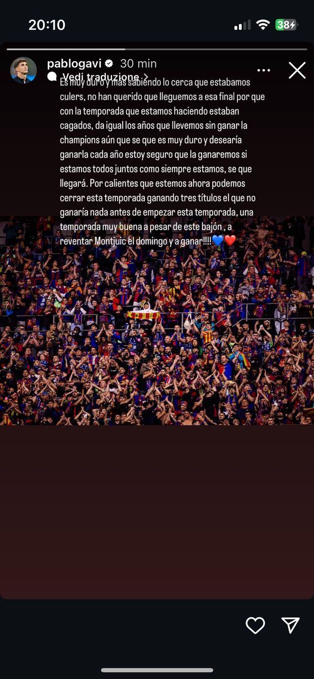 Barça, anche Gavi attacca: “Non volevano arrivassimo in finale perché spaventati da…”- immagine 3