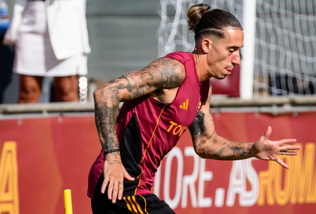 Trigoria, la rifinitura alla vigilia di Roma-Lille – FOTO GALLERY - immagine 5