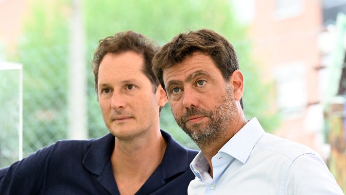 John Elkann e Andrea Agnelli Juventus Exor