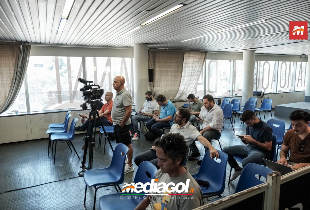 FOTO RITIRO PALERMO, la conferenza stampa di Samuele Damiani (Gallery) - immagine 6