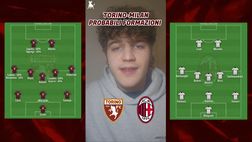 Le probabili formazioni di Torino-Milan: il VIDEO