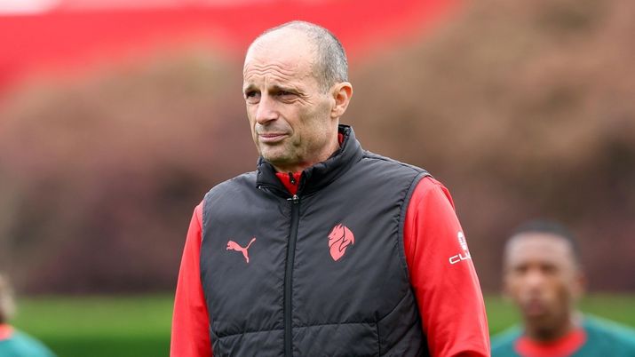 Massimiliano Allegri allenatore AC Milan è corteggiato dalla FIGC per diventare CT della Nazionale Italiana