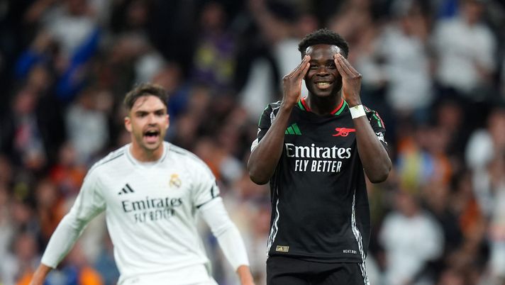 Real Madrid-Arsenal, nervi tesi tra Carvajal e Saka: toni accesi e rissa sfiorata - immagine 1