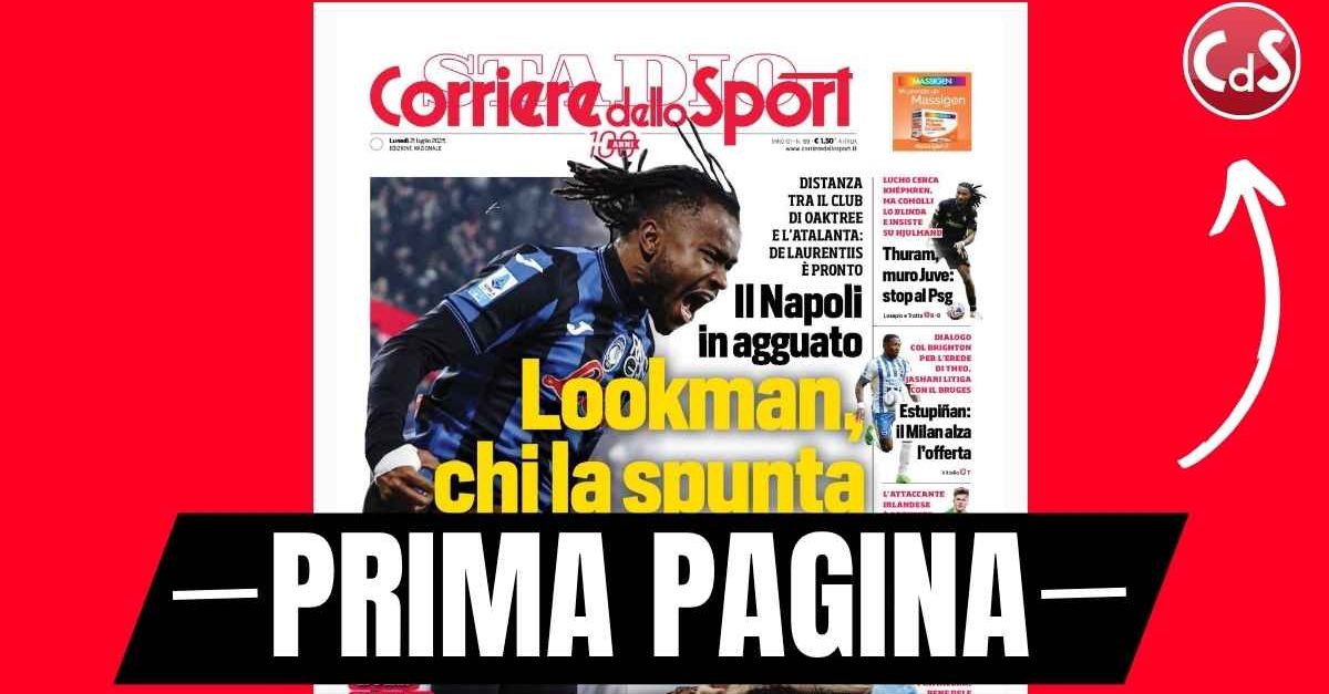 Prima pagina Corriere dello Sport: “Estupinan, il Milan alza l’offerta” Prima pagina Corriere dello Sport: “Estupinan, il Milan alza l’offerta”