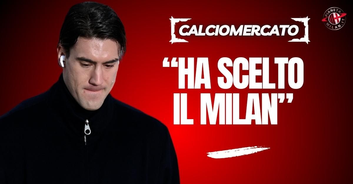Calciomercato Milan, l’indiscrezione: “Vlahovic ha scelto i rossoneri” Calciomercato Milan, l’indiscrezione: “Vlahovic ha scelto i rossoneri”