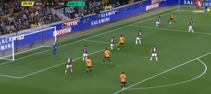 Wolverhampton-Torino 2-1, l’analisi dei gol: due pesanti ingenuità difensive per i granata- immagine 2