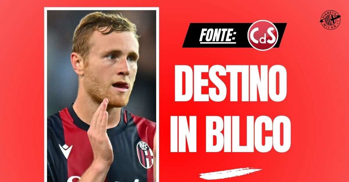 calciomercato milan pobega destino in bilico il volere del bologna