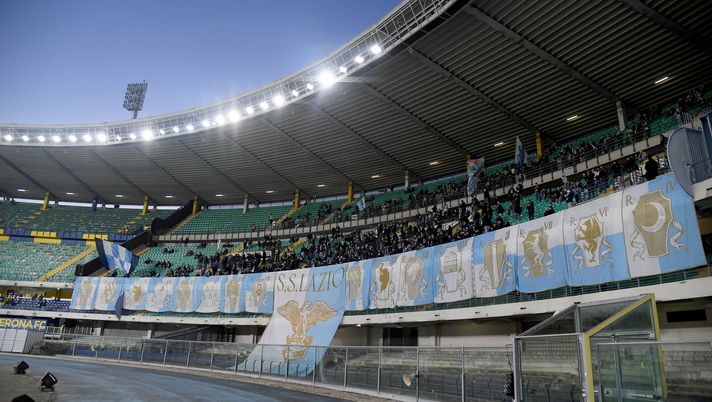Tifosi Lazio a Verona