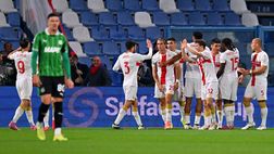 Il Genoa con la panchina vacante vince col Sassuolo (1-2) e scavalca il Verona