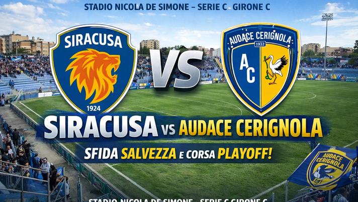Siracusa-Audace: sfida pesante al De Simone: numeri, streaming e formazioni - immagine 1