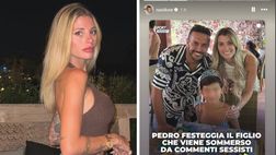 Insulti sessisti al figlio di Pedro, la reazione di Chiara Nasti