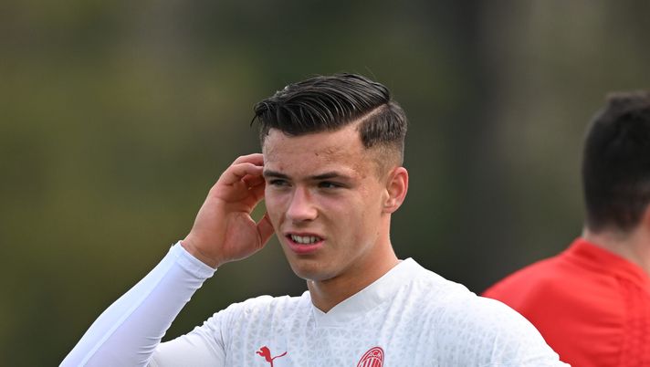 Jan-Carlo Simic AC Milan allenamento Milanello