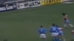 VIDEO 34 anni fa oggi l’ultima rete di Maradona in maglia Napoli