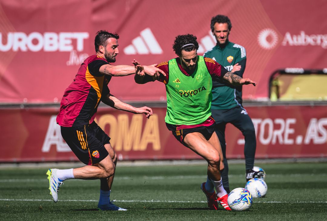 Roma, l’allenamento a Trigoria a tre giorni dal Pisa – FOTO GALLERY - immagine 10