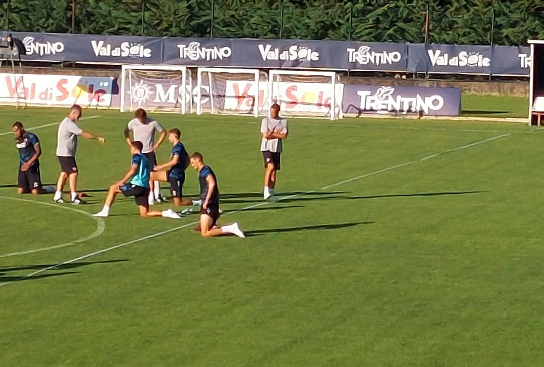 Piccolo problema fisico per il danese, ma ha ripreso l'allenamento regolarmente