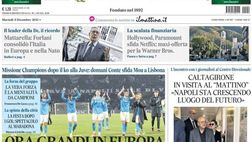 Il Napoli sui media: le prime pagine dei quotidiani di oggi