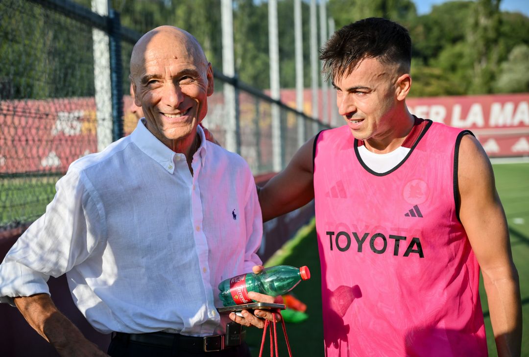 Roma, a Trigoria ritmo alto e la visita di Rocca – FOTO GALLERY - immagine 12