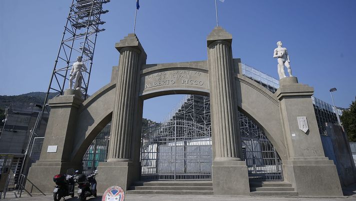 LA SPEZIA, ITALY - SEPTEMBER 12: General view outside the Alberto Picco Stadium of La Spezia during the Serie A match between Spezia Calcio and Udinese Calcio at Stadio Alberto Picco on September 12, 2021 in La Spezia, Italy. (Photo by Gabriele Maltinti/Getty Images) Spezia-Torino, le ultime dai campi: squadre in campo per il riscaldamento - immagine 1
