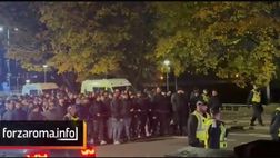 Rangers-Roma, atmosfera caldissima: il corteo giallorosso verso l’Ibrox Stadium