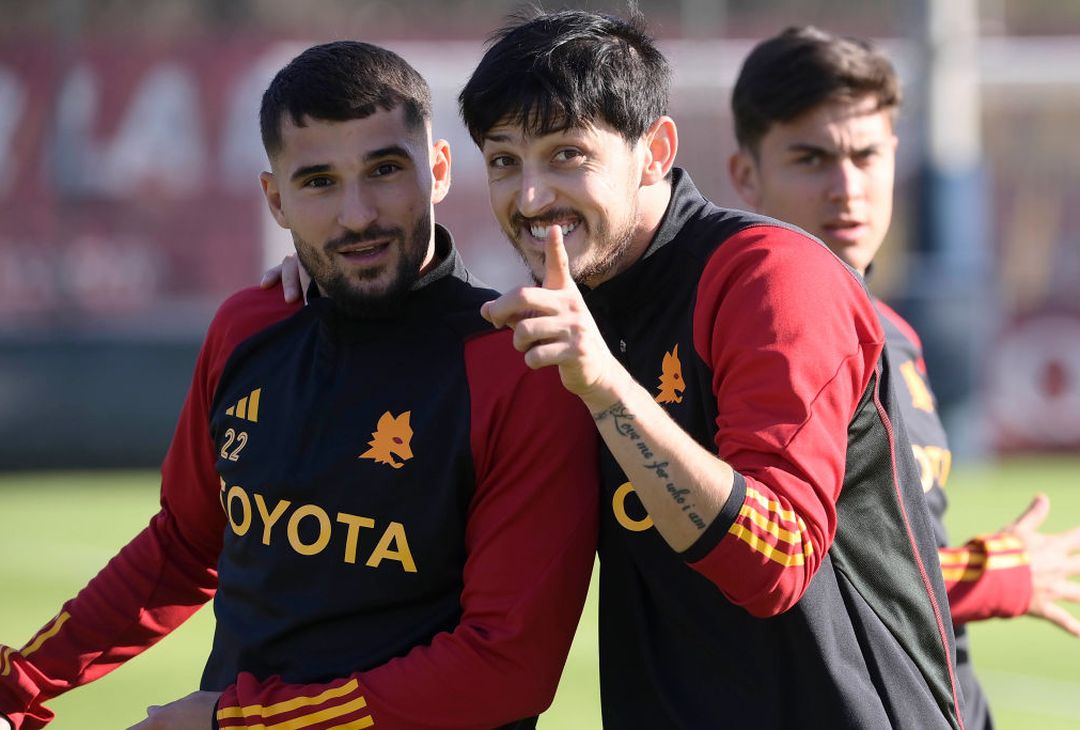 Roma, la rifinitura alla vigilia della sfida al Servette – FOTO GALLERY - immagine 10