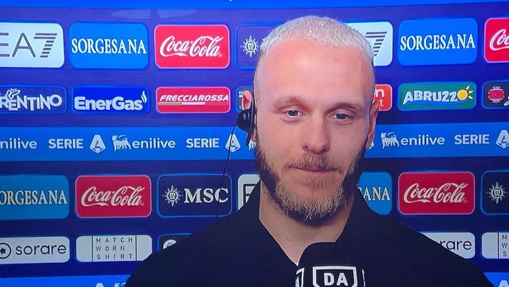 Federico Di Marco nel post gara con il Napoli