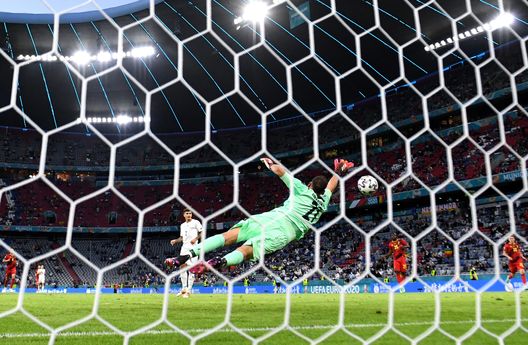 Il miracolo di Donnarumma su De Bruyne a Euro 2020. (Foto di Matthias Hangst/Getty Images) Belgio: la storia della generazione d’oro, ormai all’ultimo ballo- immagine 5