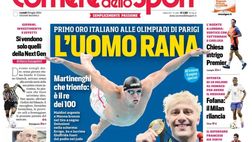 PRIMA PAGINA CORRIERE DELLO SPORT OGGI: “Kvara è una bellezza”