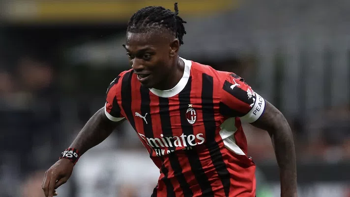 Rafael Leao AC Milan Milan-Lecce 3-0 Serie A 2024-2025