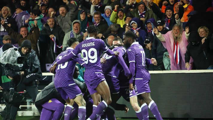 GERMOGLI PH: 2 MAGGIO 2024
FIRENZE STADIO ARTEMIO FRANCHI CONFERENCE LEAGUE FIORENTINA VS CLUB BRUGGE GOL ESULTANZA NZOLA E’ la grande notte: il sogno d’Europa passa da Brugge - immagine 1