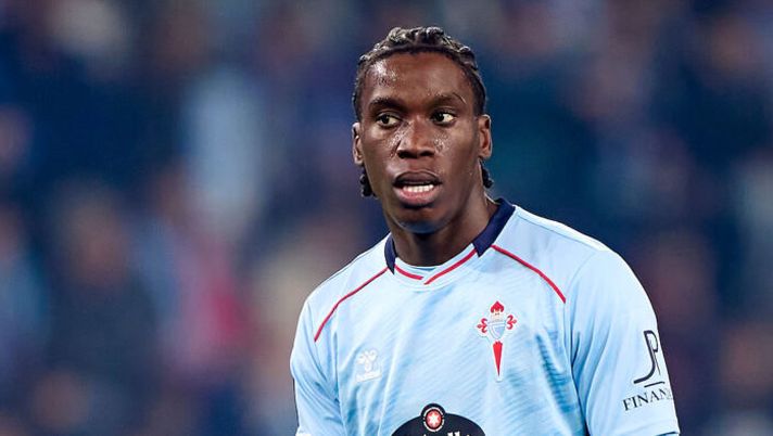 VIGO, SPAIN - MARCH 12: Ilaix Moriba of RC Celta de Vigo looks on during the UEFA Europa League 2025/26 Round of 16 First Leg match between Real Club Celta and Olympique Lyonnais at Estadio Balaidos on March 12, 2026 in Vigo, Spain. (Photo by Jose Manuel Alvarez Rey/Getty Images) Juve, ecco cosa risulta sul nome di Moriba per il centrocampo: il punto da Fabrizio Romano - immagine 1