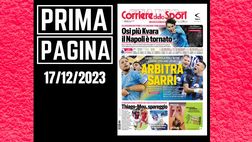 Prima pagina Corriere dello Sport: “Arbitra Sarri”