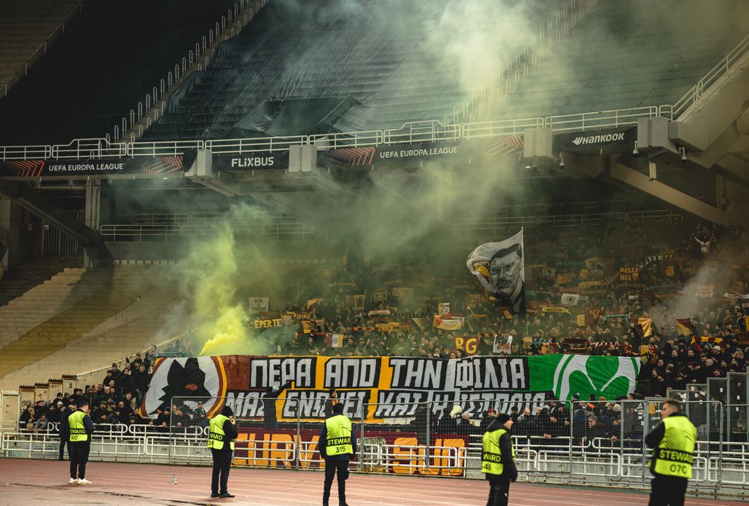 Panathinaikos-Roma 1-1 – FOTO GALLERY - immagine 17