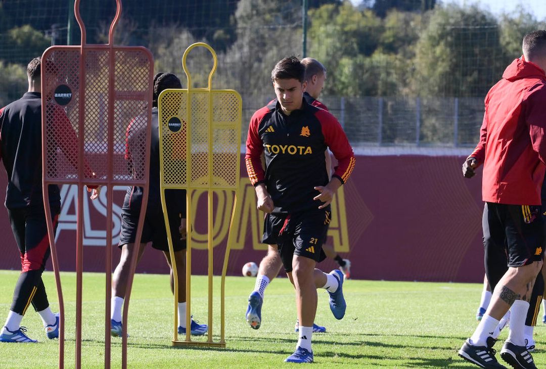 Roma, la rifinitura alla vigilia del match con lo Slavia – FOTO GALLERY - immagine 17