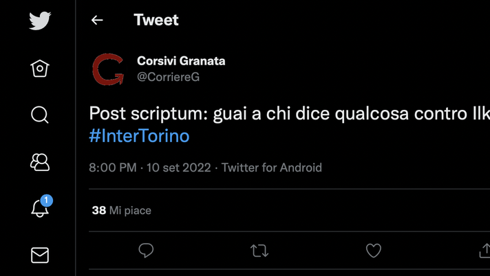Inter-Torino 1-0, le reazioni social: “Guai a chi dice qualcosa contro Ilkhan” - immagine 1