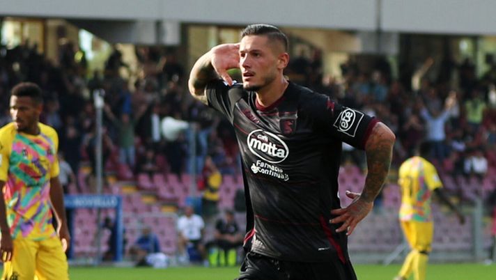 La Salernitana vince grazie a un gol di Candreva: Mazzocchi in tribuna, il motivo - immagine 1