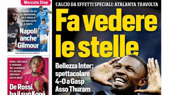 prima pagina corriere dello sport oggi