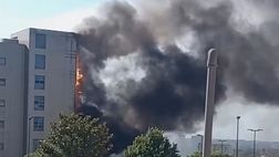 Incendio scoppiato nel pomeriggio all’Ospedale del Mare: i dettagli