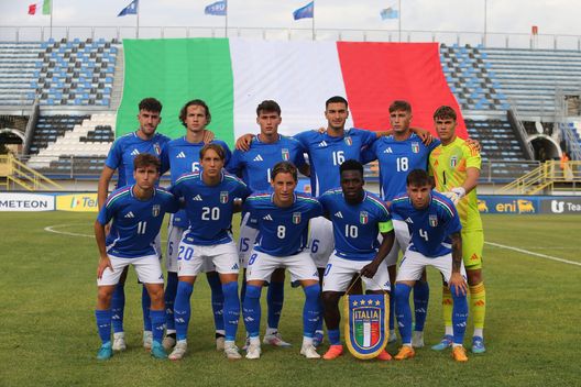 L'Italia U21 nelle qualificazioni. (Foto di Paolo Bruno/Getty Images) Italia u21