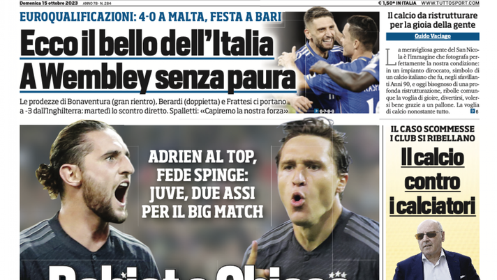 EDICOLA TS / Scommesse, i club si ribellano. Marotta: “Il danno poi è per le società” - immagine 1