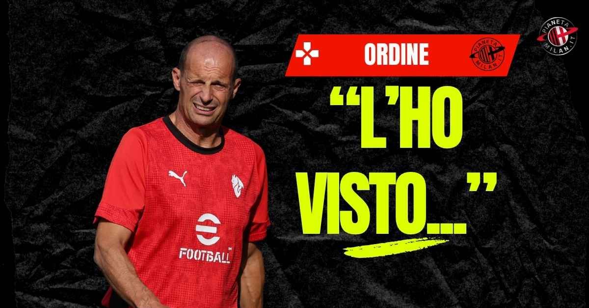 milan ordine allegri l8217ho visto sorpreso ecco perch233 e sul mercato 8230