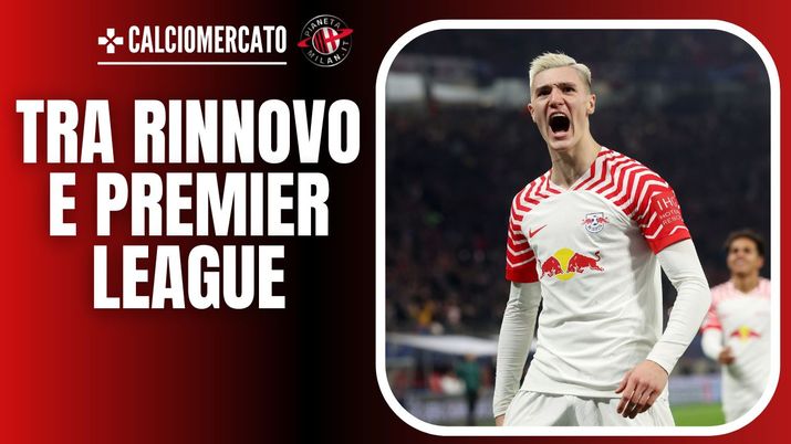 Benjamin Sesko, attaccante del Lipsia 19/05/2024 PianetaMilan.it