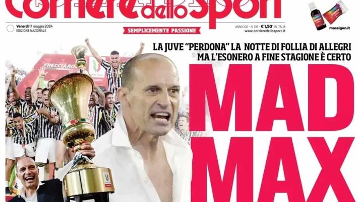 PRIMA PAGINA CORRIERE DELLO SPORT OGGI: “La promessa di De Laurentiis ai tifosi” - immagine 1