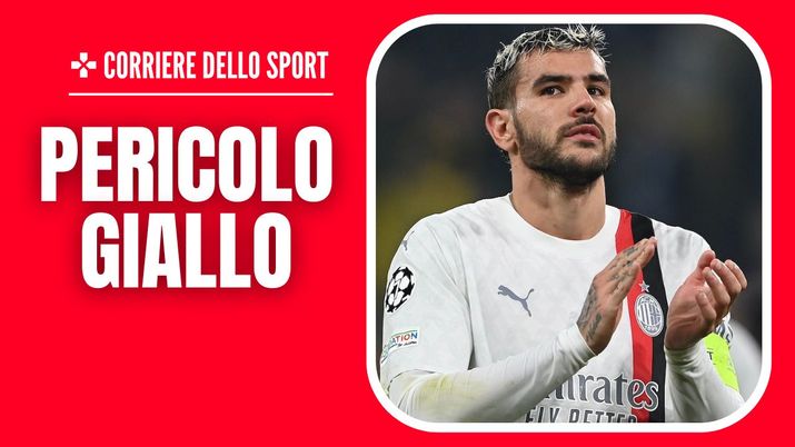 Theo Hernández (difensore AC Milan) giocherà da diffidato Genoa-Milan (Serie A 2023-2024) di stasera | News (Getty Images) Theo Hernández AC Milan Genoa-Milan Serie A 2023-2024