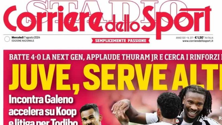 PRIMA PAGINA CORRIERE DELLO SPORT OGGI: “Conte pensa a Kepa. Il Napoli riflette su Meret” - immagine 1